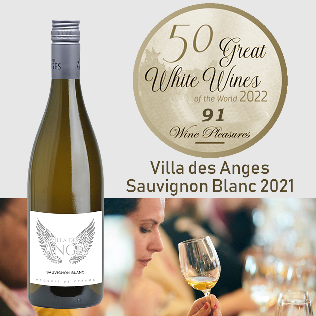 VIlla des anges blanc récompenses 50 GREAT WHITE WINE